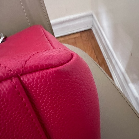 Chanel red caviar GST with silver hardware - Picture 11 of 16